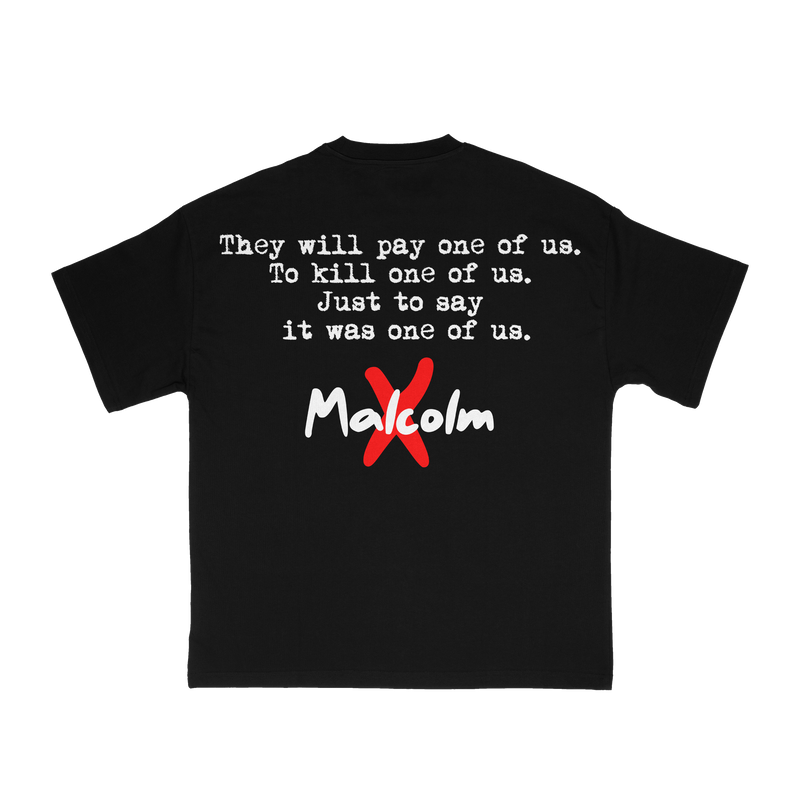 Malcolm X "They Will Pay" Unisex T-Shirt